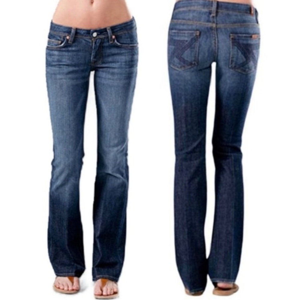 7 For All Mankind Flynt ombré bootcut jean. Size 30.